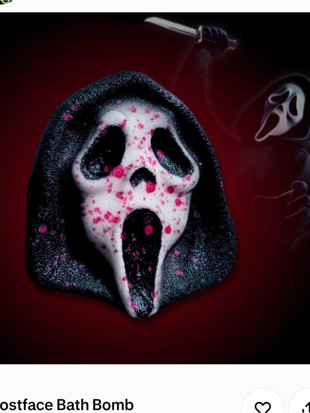 Black & White Ghostface Bath products